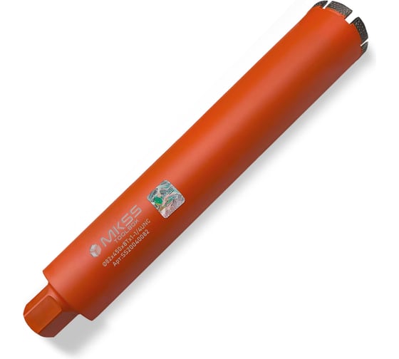 Изображение товара Коронка алмазная по армированному бетону MKSS Toolbox SS2004 ArmBeton 82x450x8Tx1-1/4 UNC MKSS SS20040082