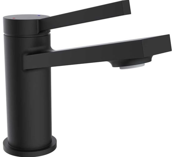 Изображение товара Смеситель для умывальника ECONOCE 730 D35, черный EC0730BL
