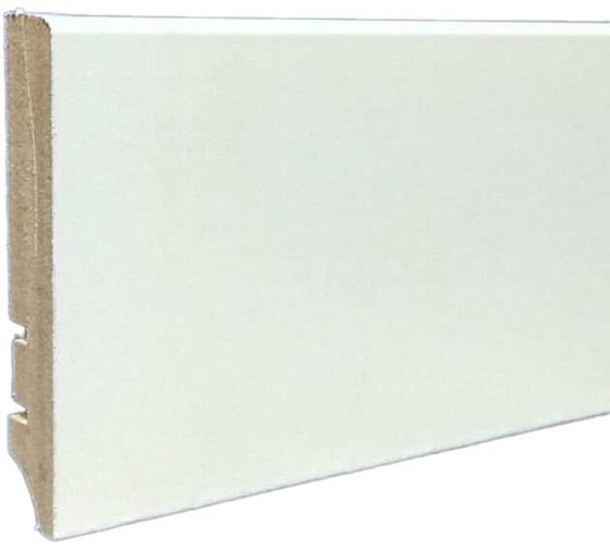 Изображение товара Плинтус Hannahholz SCANDIC 16x81x2000 мм, Weiss Glanz Белый глянец, 404 Polynix 31.03.81404.339