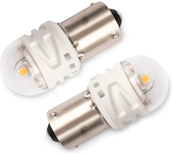 Изображение товара Светодиод KRAFT PY21W (BAU15s) 9-18v amber (2 шт. Блистер) KT 700257