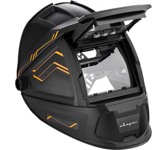 Изображение товара Щиток сварщика Сварог защитный лицевой (маска сварщика) Хамелеон SMART-3 внут. рег. (черная) 98063