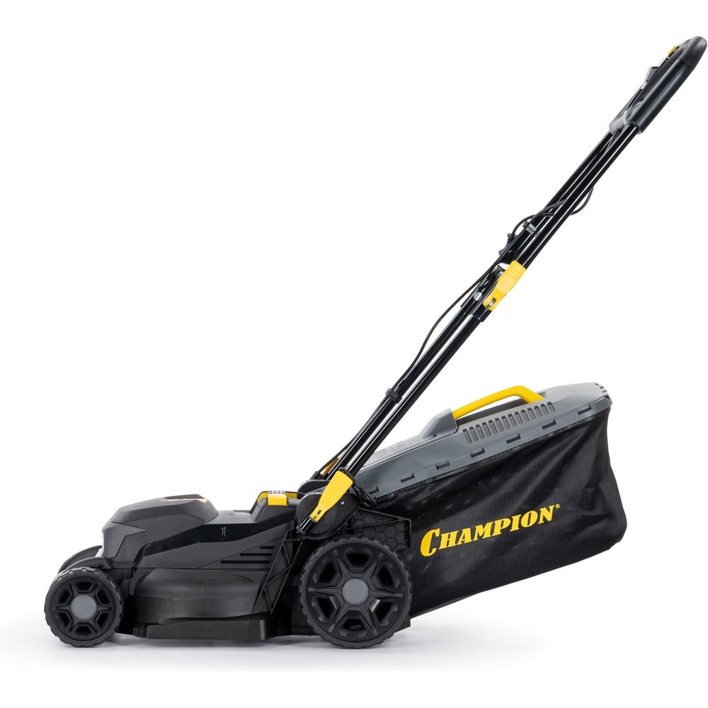Изображение товара Газонокосилка CHAMPION EM3716 с электрическим двигателем и травосборником