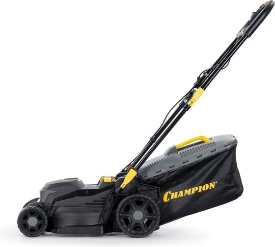 Изображение товара Газонокосилка CHAMPION эл. (1,6 кВт травосб. 40л ширина 370мм 25-75мм, 14.1кг) EM3716