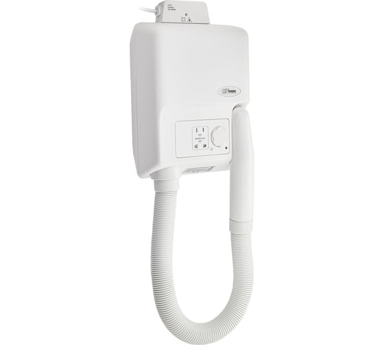 Изображение товара Фен для волос GFmark с гибким шлангом, в ванную комнату, с розеткой 6823