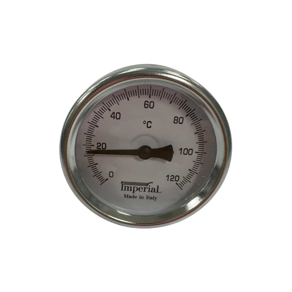 Изображение товара Термометр горизонтальный Imperial 63 мм погружная гильза диапазон 0-120°C