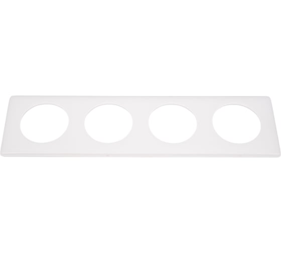 Изображение товара Рамка Legrand Программа Celiane 4 поста Белая перкаль 066704