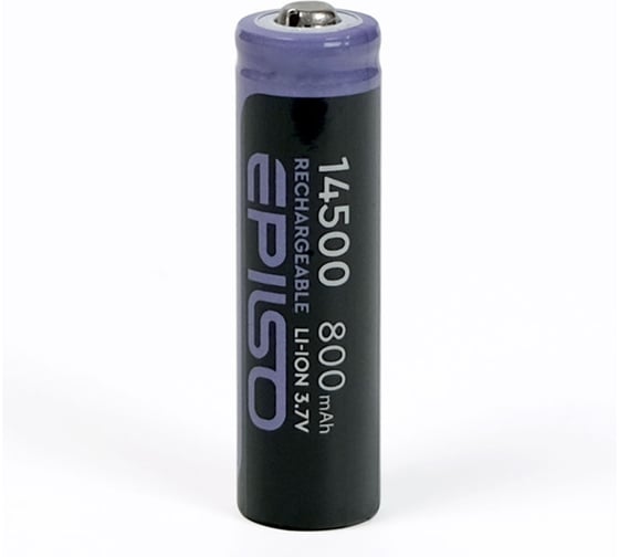Изображение товара Аккумулятор Epilso Li-Ion 14500 800mAh 3.7V без защиты EPB-14500-0.8-NP