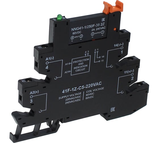 Изображение товара Интерфейсное твердотельное реле NNC NNG41-1/250F-38 1Z, 20 шт 26264
