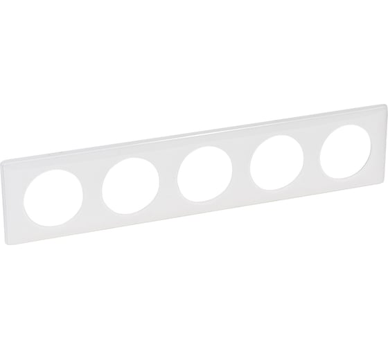 Изображение товара Рамка Legrand Программа Celiane 5 постов Белый глянец 066630