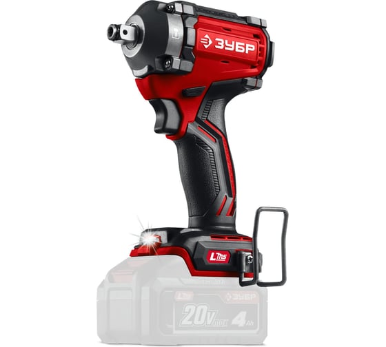 Изображение товара Бесщеточный ударный гайковерт ЗУБР 20 В, 350 Н·м, без АКБ (LMS) ГБУ-350