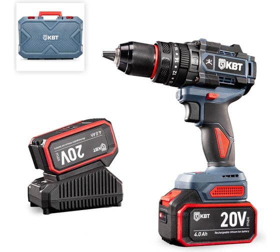 Изображение товара Дрель-шуруповерт КВТ DB-20-160 серия ПРОФИ 104531