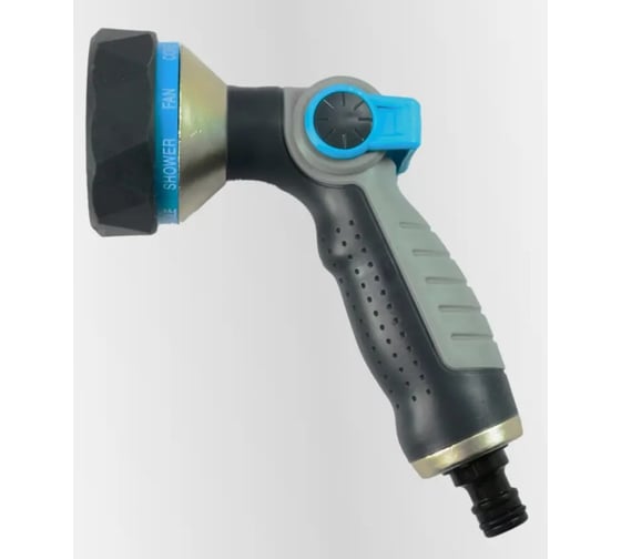 Изображение товара Пистолет-распылитель для полива POLYAGRO RAIN, 9 режимов, AQUA 7571814