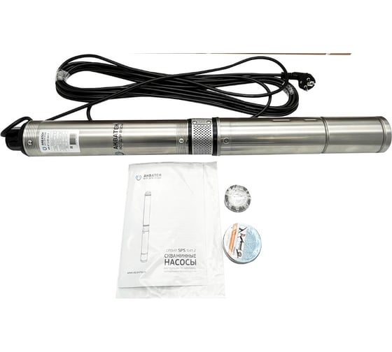 Изображение товара Насос скважинный Акватек SPS тип 2 3 3-35 с кабелем 10 м 0-18-0630