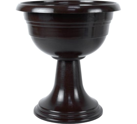 Изображение товара Кашпо-Вазон Тюльпан, d=300, h=335, 6 л,шоколад POLYAGRO 8067915