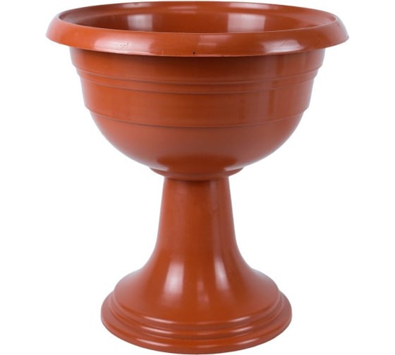 Изображение товара Кашпо-Вазон Тюльпан, d=300, h=335, 6 л,терракот POLYAGRO 8067920