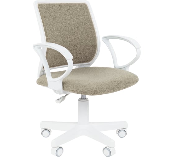 Изображение товара Кресло CHAIRMAN Kids 112 Россия ткань В оливка, белый пластик 00-07197278