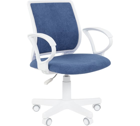 Изображение товара Кресло CHAIRMAN Kids 112 Россия ткань M морской, белый пластик 00-07197275