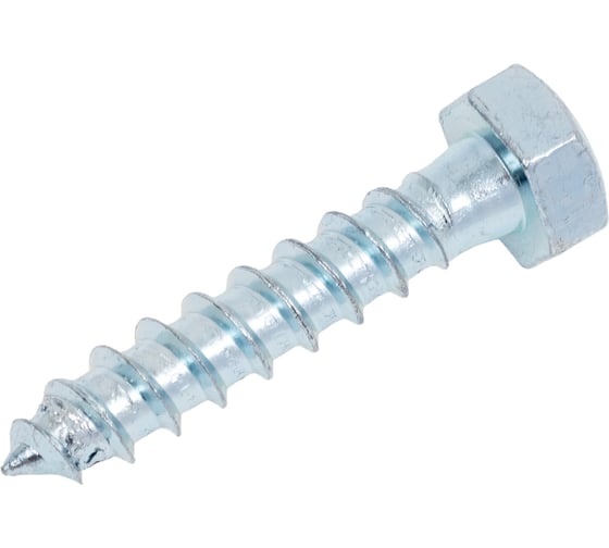 Изображение товара Шуруп сантехнический ЦММ GL, 8x40, глухарь, DIN571, 100 шт 0Т-00010763