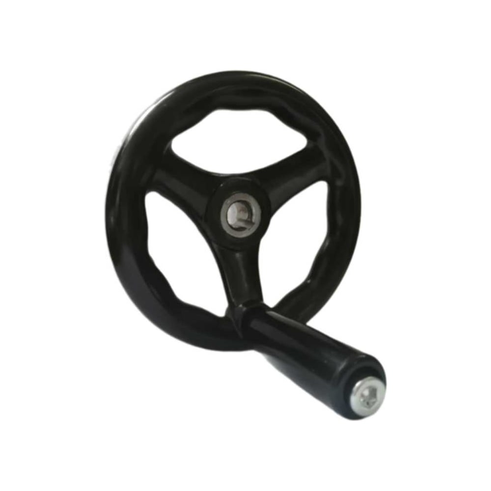 Изображение товара Бакелитовый маховик UnitMC 125х12 с ручкой 100301.3 125х12