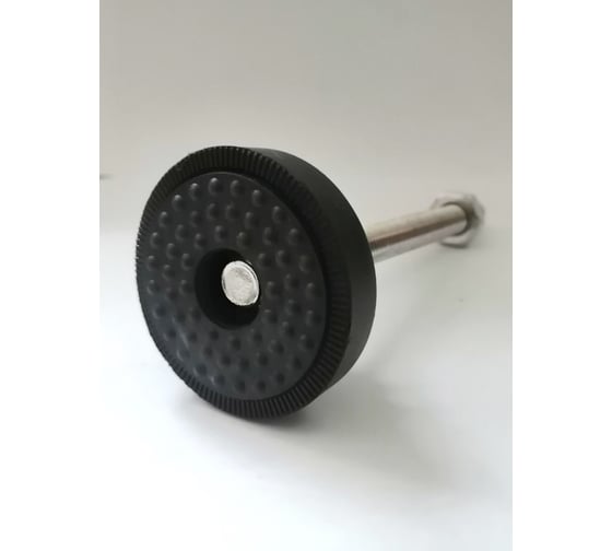 Изображение товара Винтовая регулируемая опора UnitMC 50хМ10х100 (основание PA66, винт сталь) 400202 50xM10x100