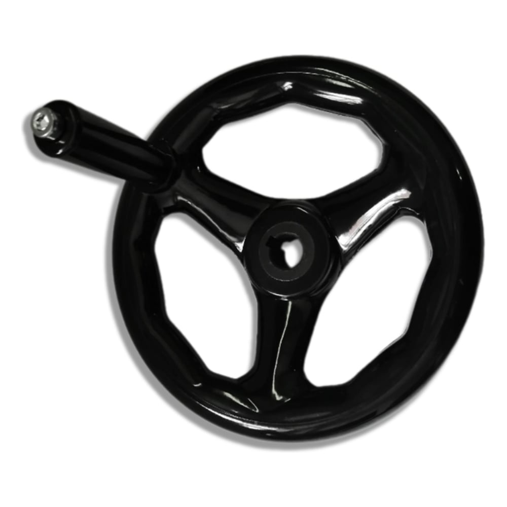 Изображение товара Бакелитовый маховик UnitMC 200х20 с ручкой 100301.6