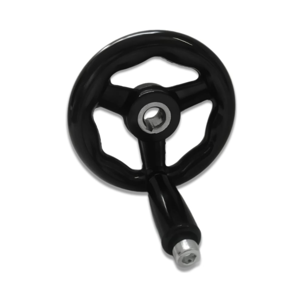 Изображение товара Бакелитовый маховик UnitMC 100х12 с ручкой 100301.2