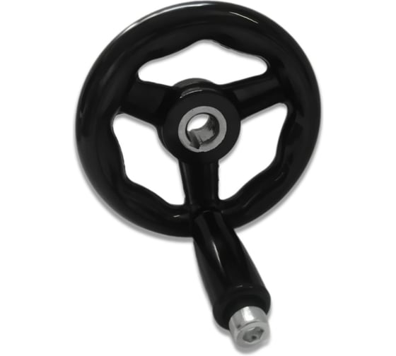 Изображение товара Бакелитовый маховик UnitMC 100х12 с ручкой 100301.2 100х12