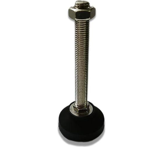 Изображение товара Винтовая регулируемая опора UnitMC 50хМ12х100 (основание PA66, винт сталь) 400202 50xM12x100