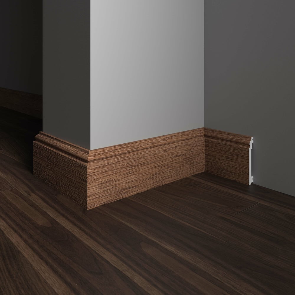 Изображение товара Напольный плинтус Decor-Dizayn ударопрочный 100Х16Х2400мм цвет вишня