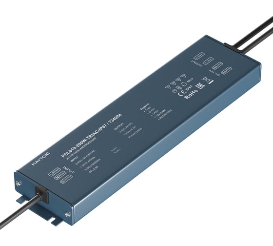 Изображение товара Источник напряжения Maytoni PSL019-200W-TRIAC-IP67 734004