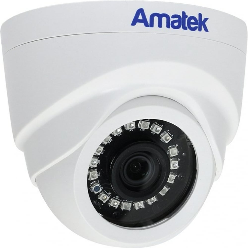 Мультиформатная купольная видеокамера Amatek уличная мультиформатная видеокамера amatek