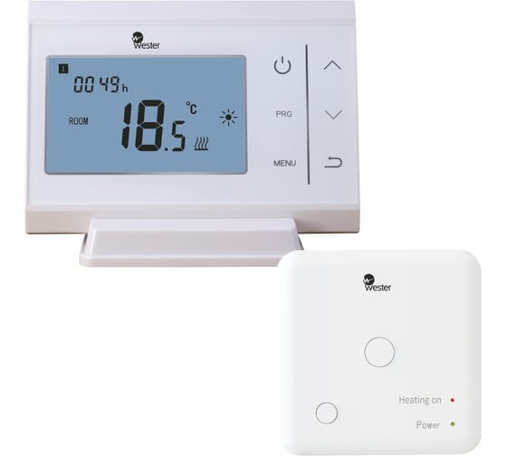 Изображение товара Термостат электронный программируемый Wester беспроводной RT11PRF 0-10-0110