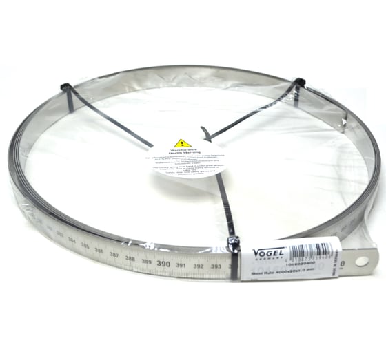 Изображение товара Линейка нержавеющая Vogel 4000x20x1.0, 0.5мм/1мм 1016020400