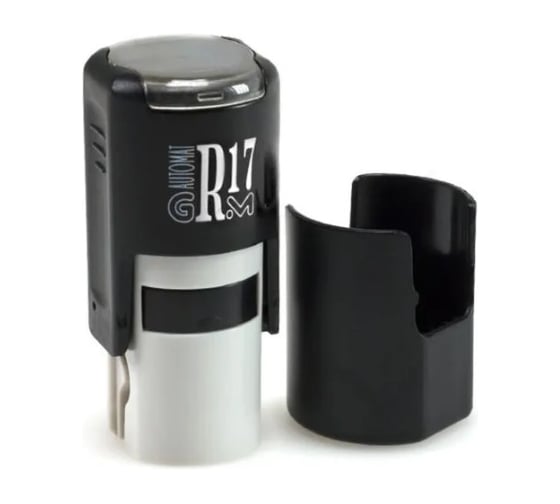 Изображение товара Штамп-цифра в круге-номер 1 GRM, тип 051, на автоматической оснастке, r17, д 13-17 мм, оттиск синий 120900001-051