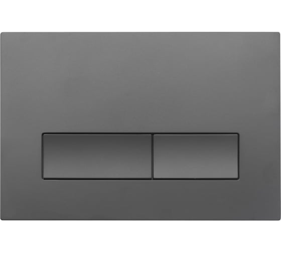 Изображение товара Кнопка смыва для инсталляции механическая Wonzon & Woghand Темный графит WW-IB224-BGM