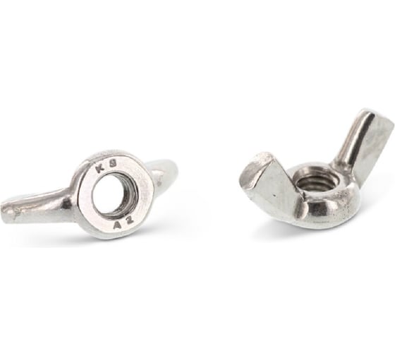 Изображение товара Гайка нержавеющая EDELFIX М4, DIN 315 А2, барашек 10 шт. 31524 10