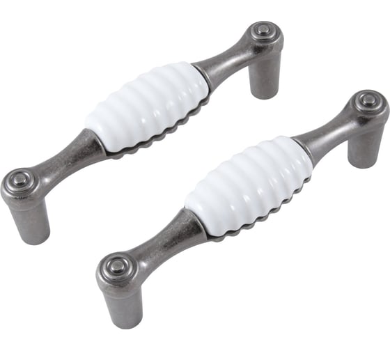 Изображение товара Ручка-скоба мебельная StahlBuro C2496-96 2шт., AS состаренное серебро 16609