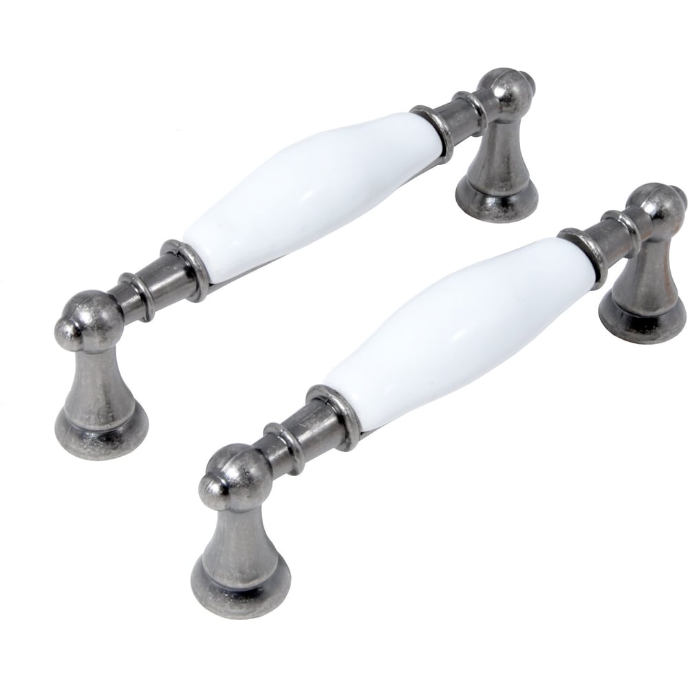 Изображение товара Ручка-скоба StahlBuro С2498-96 для корпусной мебели, 2шт, состаренное серебро