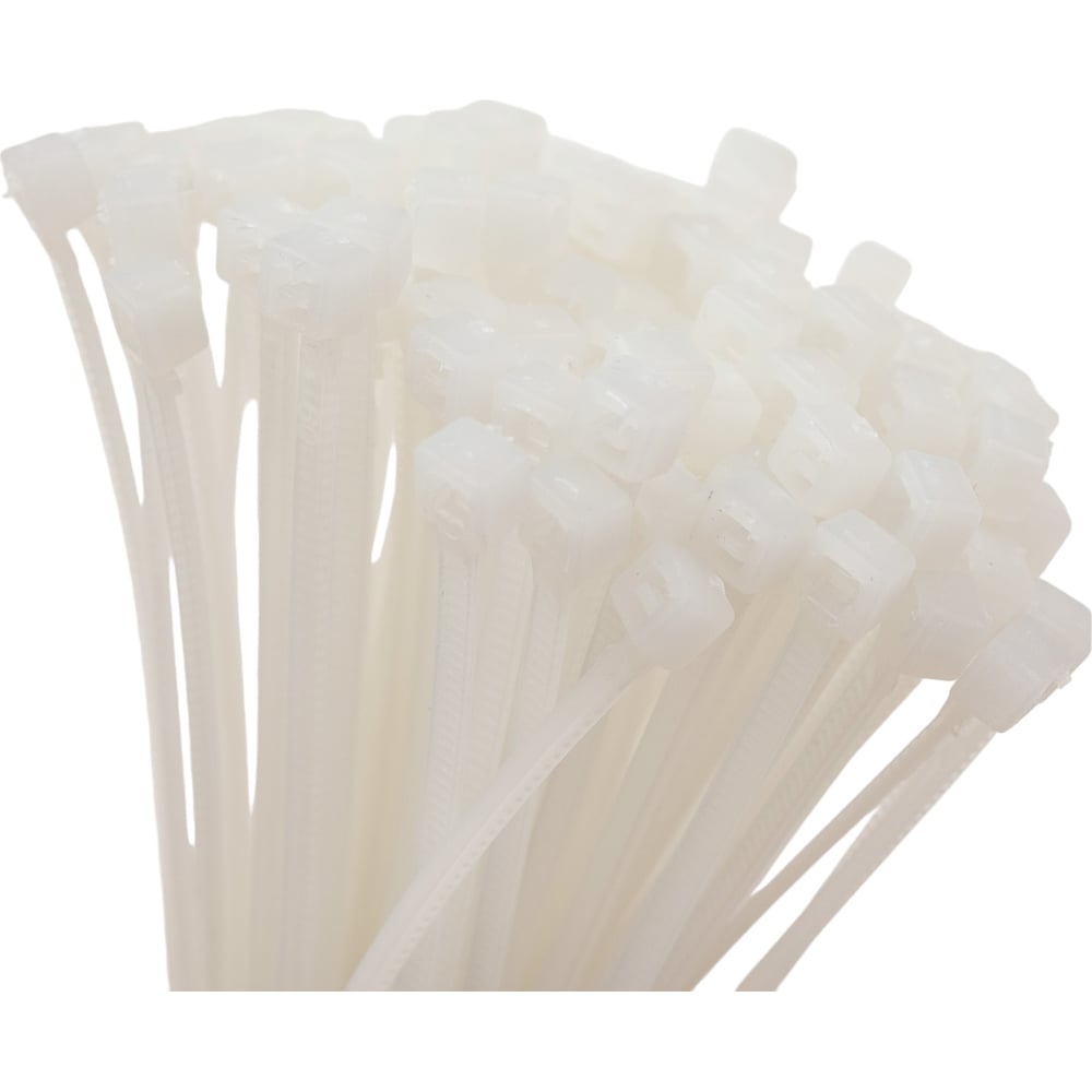 Изображение товара Нейлоновая хомут-стяжка Gigant 2,5х200 белый 100 шт