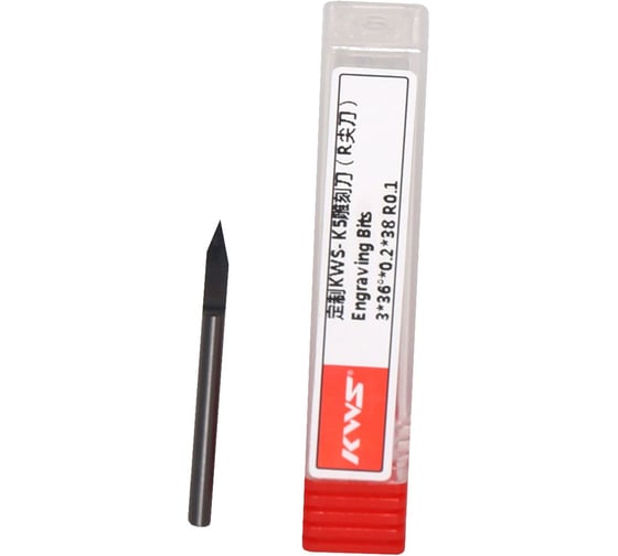 Изображение товара Фреза концевая — радиусный гравер KWS R=0.1 <36 L38 S=3 HFG9Z6642
