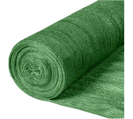 Изображение товара Сетка затеняющая мегапласт 8м х 50м темно-зеленая (затенение 80%) 1689