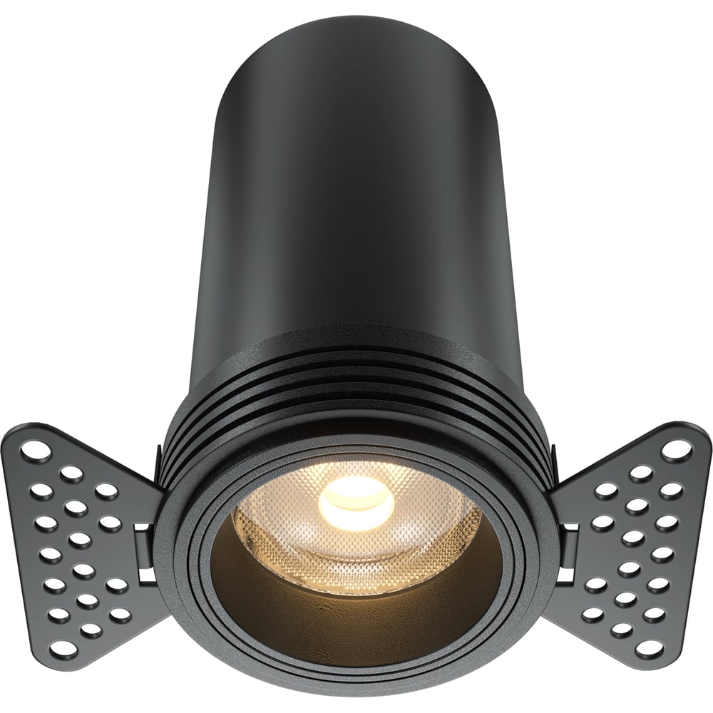 Изображение товара Встраиваемый светильник Maytoni DL125-L12-3K-TRS-B с светодиодами 12 Вт для натяжных потолков