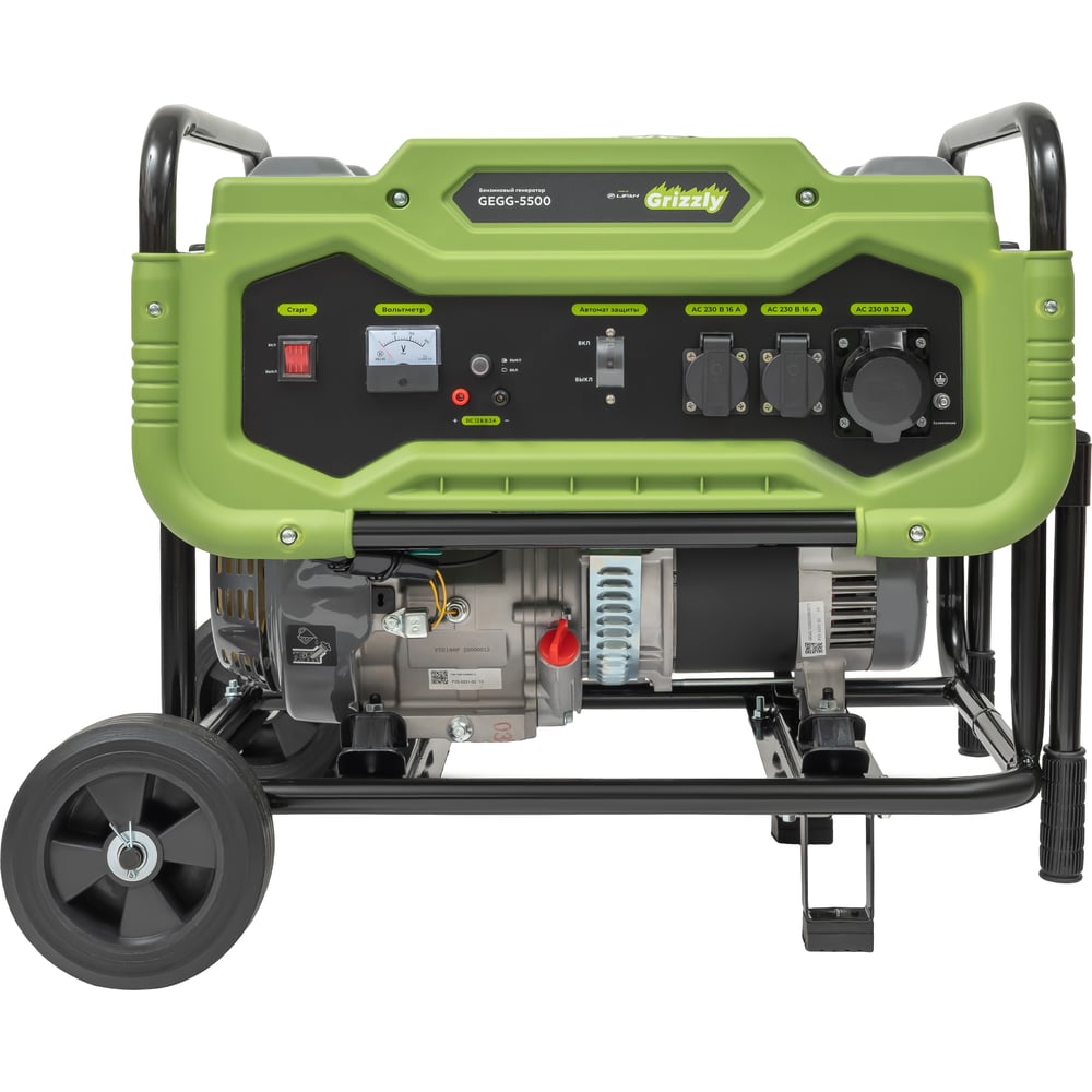 Изображение товара Бензиновый генератор Grizzly GEGG-5500 для дома и дачи