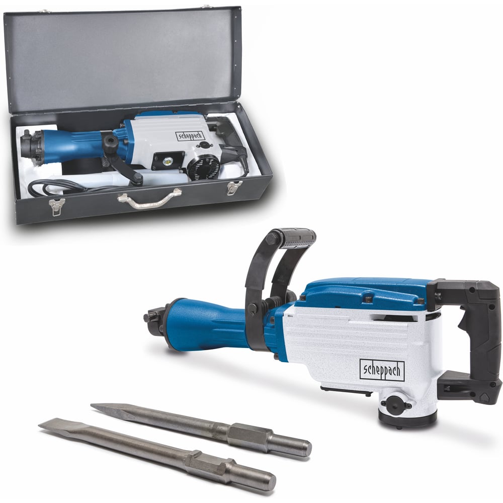 Изображение товара Отбойный молоток Scheppach AB1700 мощностью 1700 Вт, кейс, полупроф