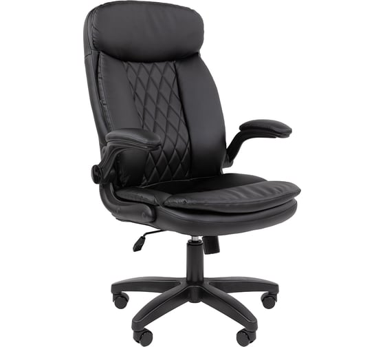 Изображение товара Офисное кресло 533 Россия экокожа черный CHAIRMAN 00-07193209