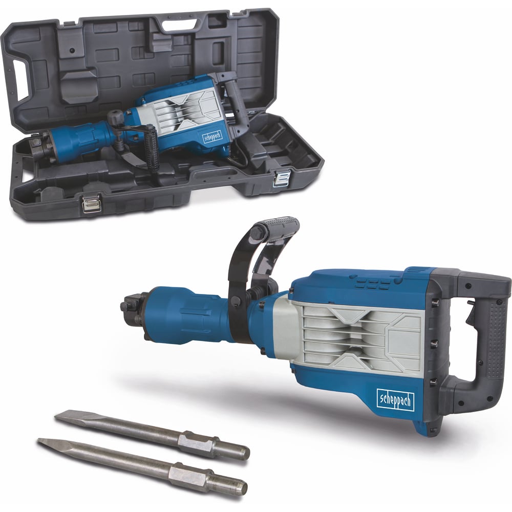 Изображение товара Отбойный молоток AB1900 Scheppach мощностью 1900 Вт удар 60 Дж полупрофессиональный