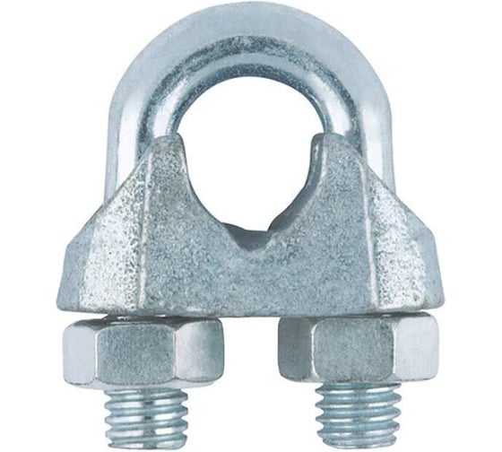 Изображение товара Зажим для стальных канатов ЦММ DIN 741 М12 оц. (10 шт.) 0Т-00005867