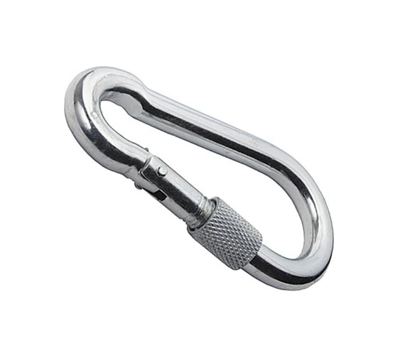 Изображение товара Карабин пожарный ЦММ с гайкой М 4 мм оц. (25 шт.) 0Т-00005895