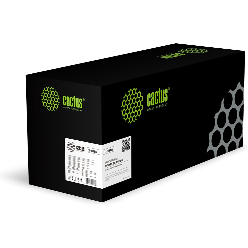 Изображение товара Картридж лазерный CACTUS CS-Q1338A черный, 13000 страниц, для HP LJ 4200/4200DTN/4200LN/4200N/4200TN с чипом 807325