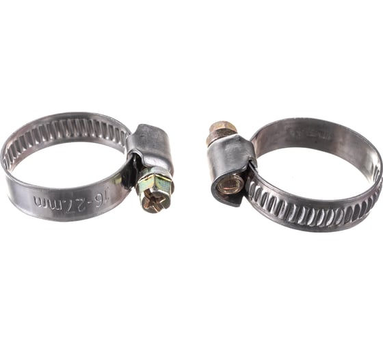 Изображение товара Червячный хомут нерж Gigant 16-27 мм/9 W2, 25 шт G/1/43